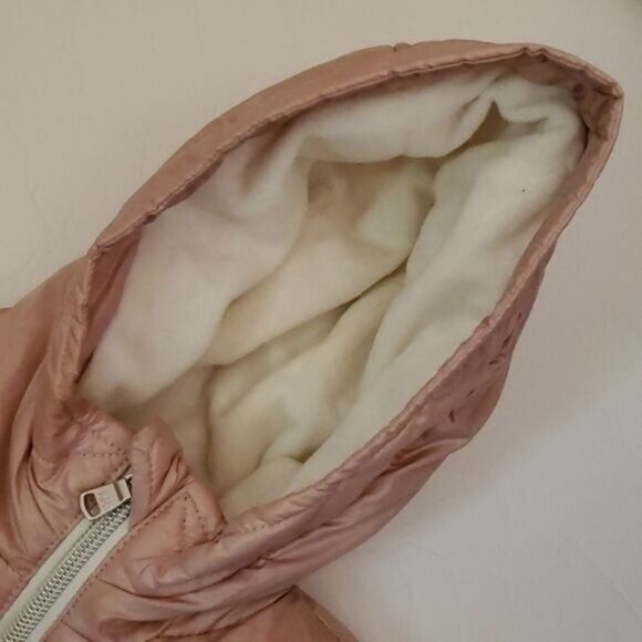 Michael Kors Puffer WINTER Jacket Coat Pink Hooded TODDLER GIRLS Kids 12 Month - Picture 6 of 16